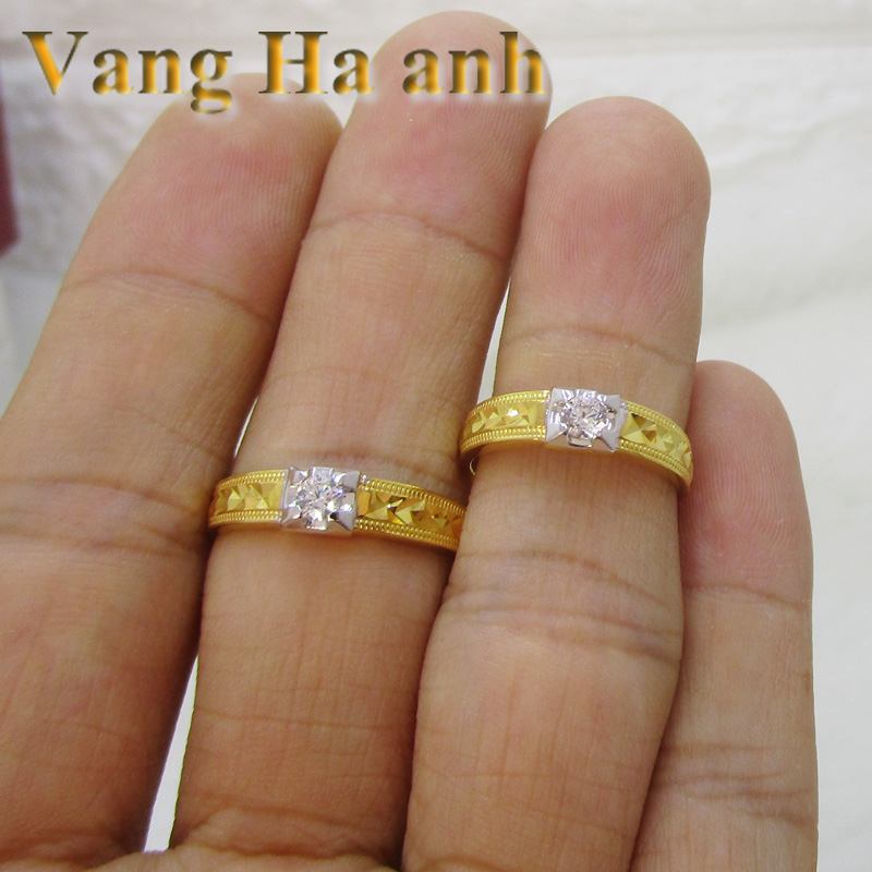 Có nên mua nhẫn đôi vàng tây 10k làm nhẫn cưới - Trang sức kim cương SpringD